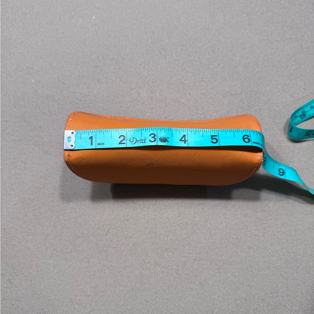 Tory Burch Burnt Orange Glasses/ Sunglasses Case - Picture 5 of 5